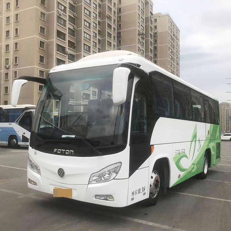 2+2 Layout 38-40 Seats Passenger Coach Bus Rear Engine Cng Bus Natural Gas Coach with AC